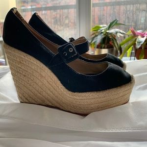 Black Christian Louboutin Espadrille 38 Light Wear